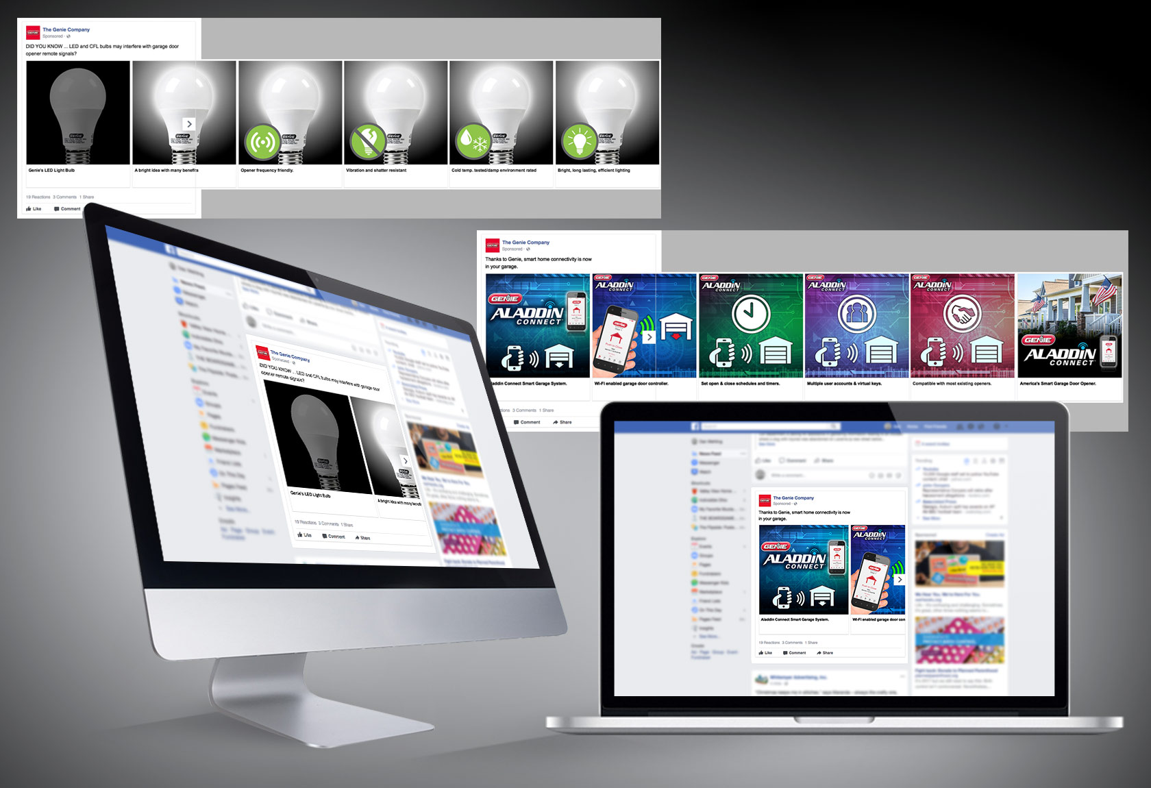 Genie Digital Ad Spread